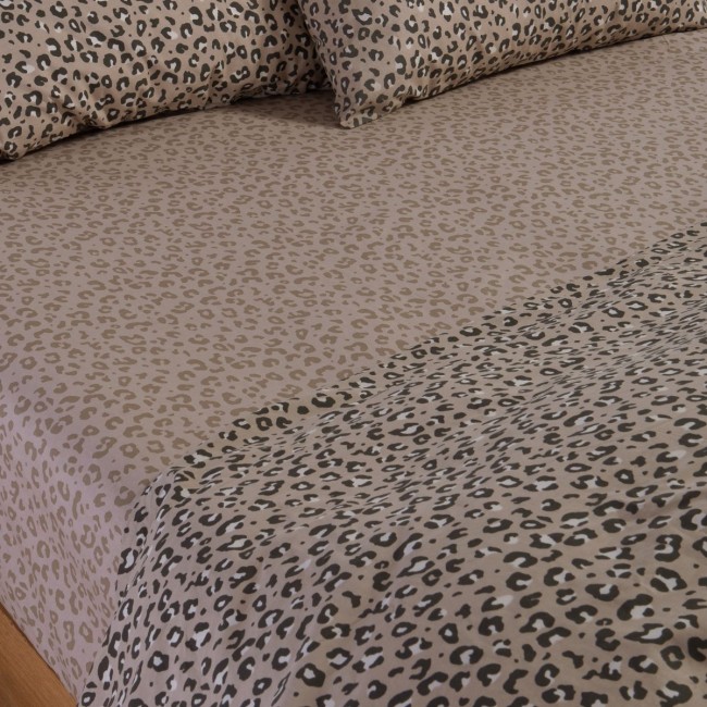 Σετ Σεντόνια Βαμβακερά Μονά Wild 170X270 GREEN Nef Nef Homeware