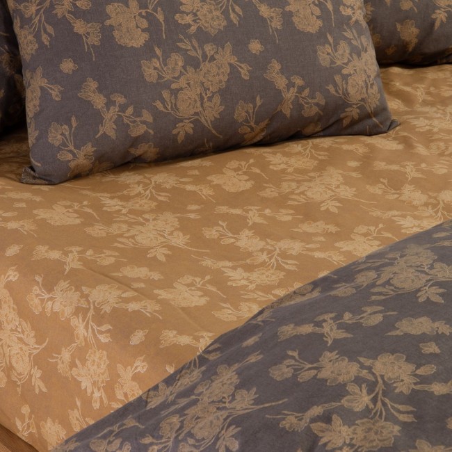 Σετ Σεντόνια Βαμβακερά Διπλά Dream 200X270 BROWN Nef Nef Homeware