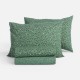 Σετ Σεντόνια Βαμβακερά King Size με Λάστιχο Wild GREEN Nef Nef Homeware