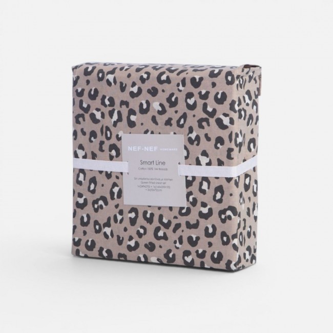 Σετ Σεντόνια Βαμβακερά King Size με Λάστιχο Wild GREEN Nef Nef Homeware