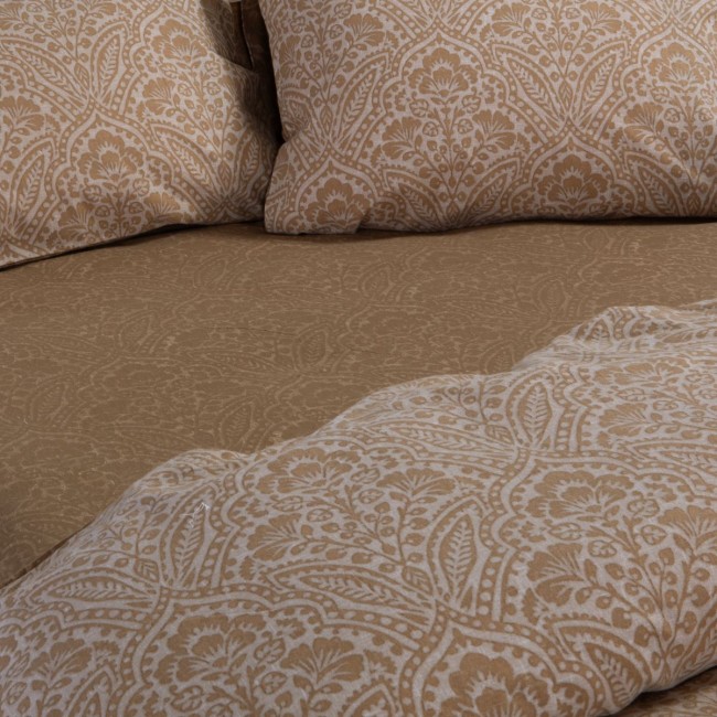 Σετ Παπλωματοθήκη Φανελένια Μονή Marcel 160x230 GOLD Nef Nef Homeware