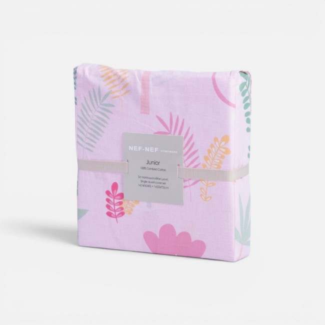 Σετ Σεντόνια Παιδικά Μονά με Λάστιχο Wild & Sweet 170x260 PINK Nef Nef Homeware