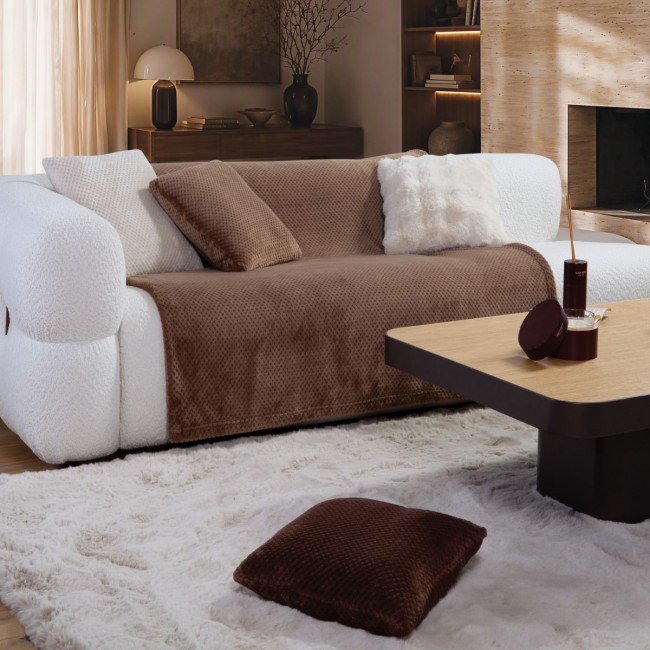 Ριχτάρι Τριθέσιου Καναπέ Edinber 180x300 ECRU Nef Nef Homeware