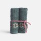 Χριστουγεννιάτικες Πετσέτες Σετ 2τεμ. Joyfull GREEN Nef Nef Homeware