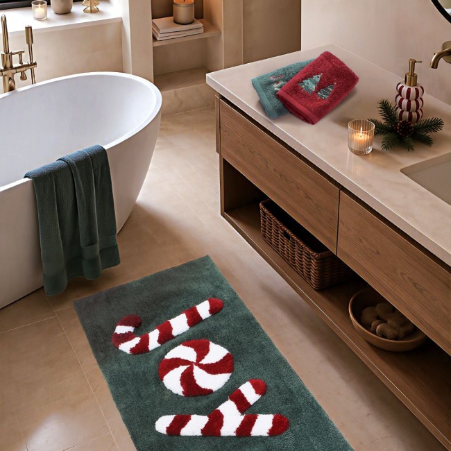 Χριστουγεννιάτικες Πετσέτες Σετ 2τεμ. Joyfull GREEN Nef Nef Homeware