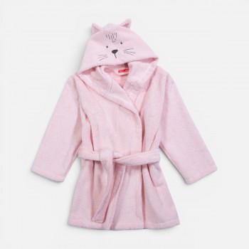 Μπουρνούζι Βρεφικό Cats Are Perfect LOTUS PINK Νο.02 Nef Nef Homeware