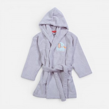 Μπουρνούζι Βρεφικό Elephants GREY Νο.02 Nef Nef Homeware