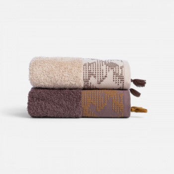 Σετ Πετσέτες 3 Τμχ Zeyn BEIGE Nef Nef Homeware