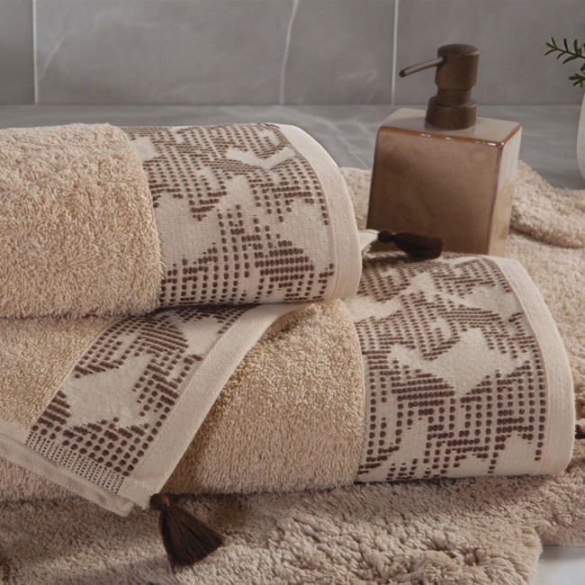 Σετ Πετσέτες 3 Τμχ Zeyn BEIGE Nef Nef Homeware