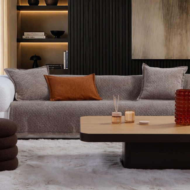 Ριχτάρι Πολυθρόνας Decore 170x180 ECRU Nef Nef Homeware