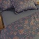 Σετ Σεντόνια Βαμβακοσατέν με Λάστιχο Foxy GREY/BLUE Nef Nef Homeware