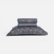 Σετ Σεντόνια Βαμβακοσατέν με Λάστιχο Foxy GREY/BLUE Nef Nef Homeware