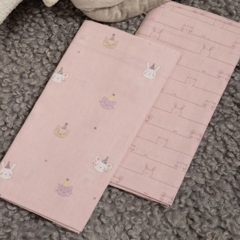 ΒΡΕΦΙΚΑ ΣΕΤ ΣΕΝΤΟΝΙΑ ΛΙΚΝΟΥ 2ΤΜΧ SPECIAL PARTY NEF-NEF HOMEWARE PINK