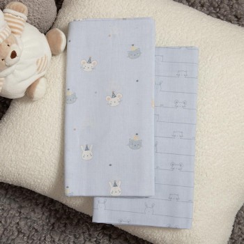 ΒΡΕΦΙΚΑ ΣΕΤ ΣΕΝΤΟΝΙΑ ΛΙΚΝΟΥ 2ΤΜΧ SPECIAL PARTY NEF-NEF HOMEWARE BLUE