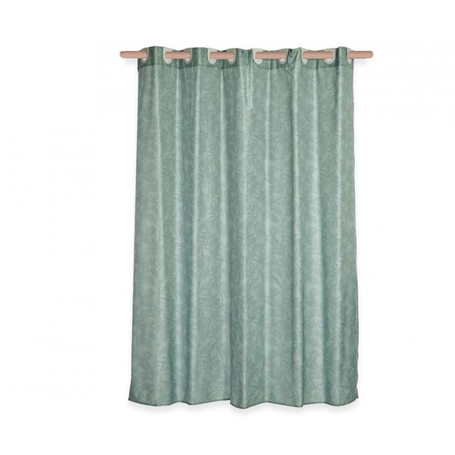 ΚΟΥΡΤΙΝΑ ΜΠΑΝΙΟΥ DAZIER 180X180 NEF-NEF HOMEWARE FROSTY GREEN
