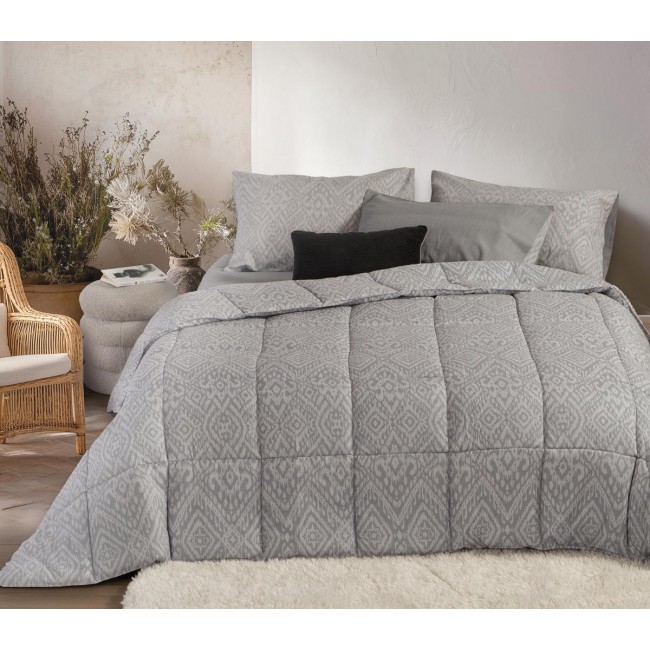 ΠΑΠΛΩΜΑ ΥΠΕΡΔΙΠΛΟ ORION 240X220 NEF-NEF HOMEWARE GREY