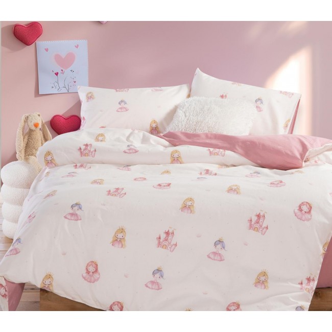 ΠΑΙΔΙΚΑ ΣΕΤ ΣΕΝΤΟΝΙΑ ΜΟΝΑ OUR PRINCESS 170Χ260 NEF-NEF HOMEWARE CREAM