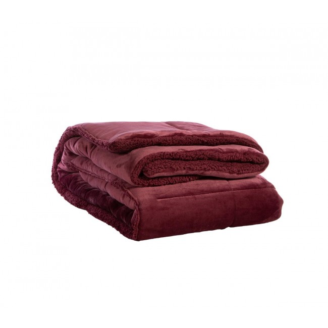 ΚΟΥΒΕΡΤΟΠΑΠΛΩΜΑ ΜΟΝΟ SINGULAR 24 160Χ220 NEF-NEF HOMEWARE BORDO