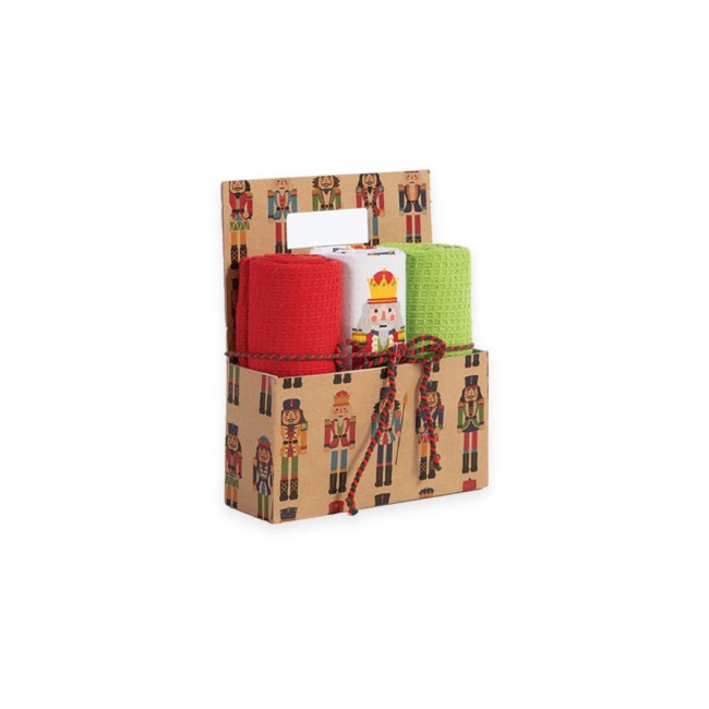 ΧΡΙΣΤΟΥΓΕΝΝΙΑΤΙΚΟ ΚΑΛΑΘΙ NUTCRACKER ΜΕ ΠΟΤΗΡΟΠΑΝΑ ΣΕΤ 3ΤΜΧ NEF-NEF HOMEWARE MULTI