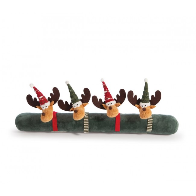 ΧΡΙΣΤΟΥΓΕΝΝΙΑΤΙΚΟ ΣΤΟΠ ΠΟΡΤΑΣ 4 REINDEER 32X90 NEF-NEF HOMEWARE GREEN