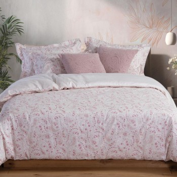 ΣΕΝΤΟΝΙ ΒΑΜΒ.MIRELLE ΣΕΤ Υ/ΠΛΟ 240X270 ECRU/PINK