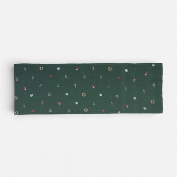 Χριστουγεννιάτικη Τραβέρσα Joyful 45x140 GREEN Nef Nef Homeware