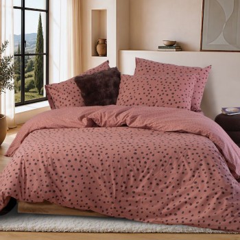 Σετ Σεντόνια Βαμβακερά King Size με Λάστιχο Trust DUSTY ROSE Nef Nef Homeware