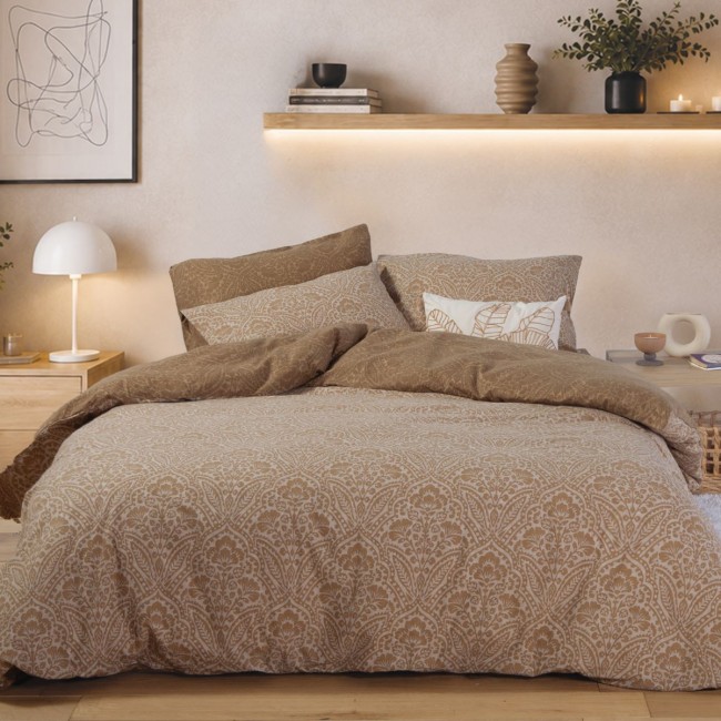 Σετ Παπλωματοθήκη Φανελένια Μονή Marcel 160x230 GOLD Nef Nef Homeware