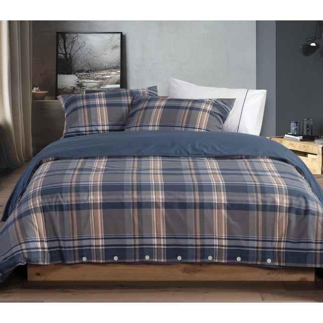 ΣΕΤ ΣΕΝΤΟΝΙΑ ΥΠΕΡΔΙΠΛΑ NAUTICA NAU SURFACE 240Χ270 NEF-NEF HOMEWARE DENIM