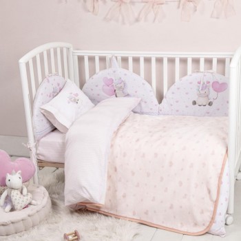 Κουβέρτα Βελουτέ Λίκνου 80x110 - Luni Uni