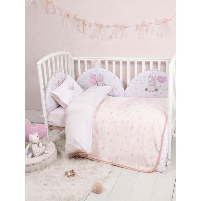 Κουβέρτα Βελουτέ Κούνιας 110x140 - Luni Uni