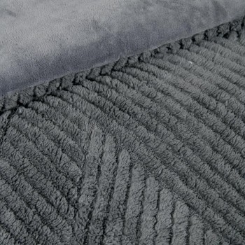 Κουβέρτα/Πάπλωμα Υπέρδιπλο 220x240 - Velva Dark Gray