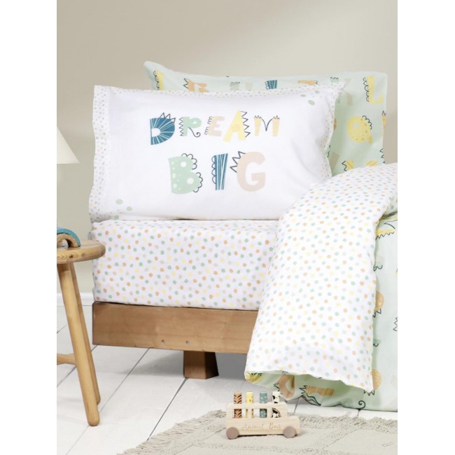 Σετ Σεντόνια Μονά με Λάστιχο - Dream Big