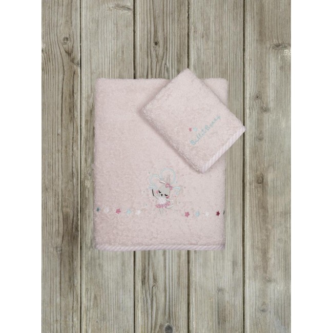 Σετ Πετσέτες (30x50 + 70x140) - Ballet Bunny