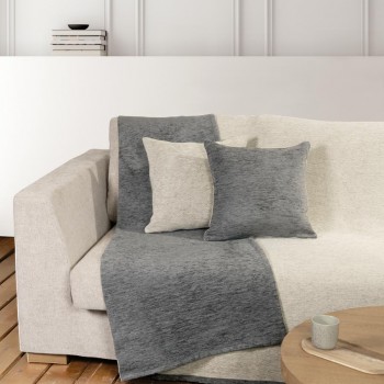 Ριχτάρι διπλής όψης 180x300 - Caldo Gray/Ivory