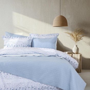 Κουβερλί Υπέρδιπλο 220x240 - Orion Sky Blue / Light Blue