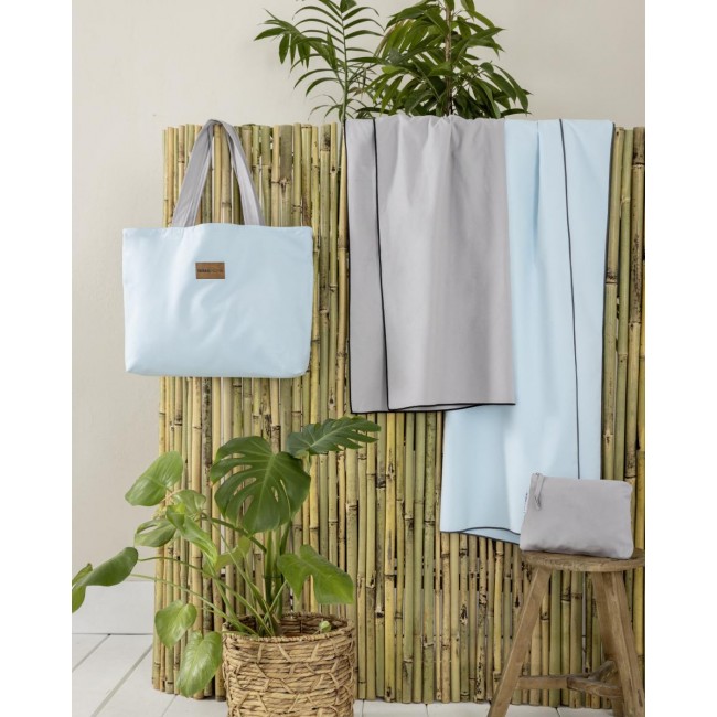 Τσάντα Θαλάσσης 37x54 - Riva Aqua / Gray