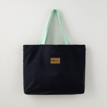 Τσάντα Θαλάσσης 37x54 - Riva Black / Emerald