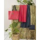 Τσάντα Θαλάσσης 37x54 - Riva Vivid Pink / Dark Gray