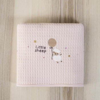 Κουβέρτα Πικέ 110x140 - Little Sheep