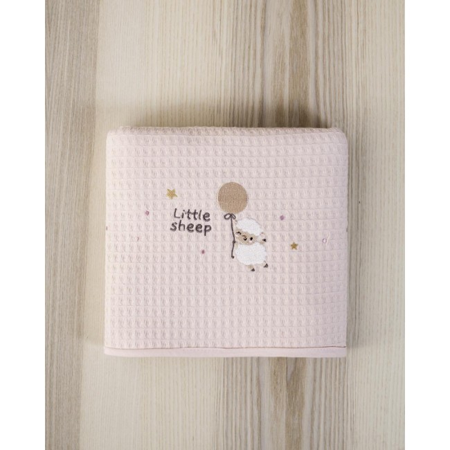 Κουβέρτα Πικέ 110x140 - Little Sheep