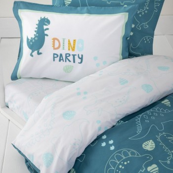 Σετ Σεντόνια Ημίδιπλα - Dino Party